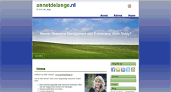 Desktop Screenshot of annetdelange.nl